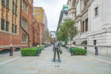 Londra, Uk - Ekim 2019: J. Seward Johnson Anıtı