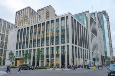 Londra, Ekim 2019: Chicheley Caddesi ve York Yolu kavşağında.