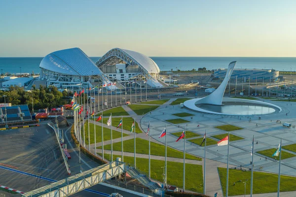 Sochi, Russia - June 15, 2018: Sochi, The Stadium Fisht. The Fans Filled  The Stadium. Match Portugal Vs Spain Stock Photo, Picture and Royalty Free  Image. Image 106260509.