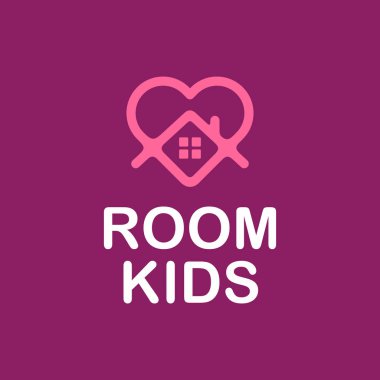 Modern profesyonel logo çocuk odası pembe Tema