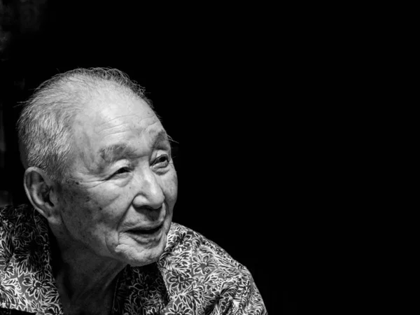 Yaşlı bir Asyalı 'nın portresi.