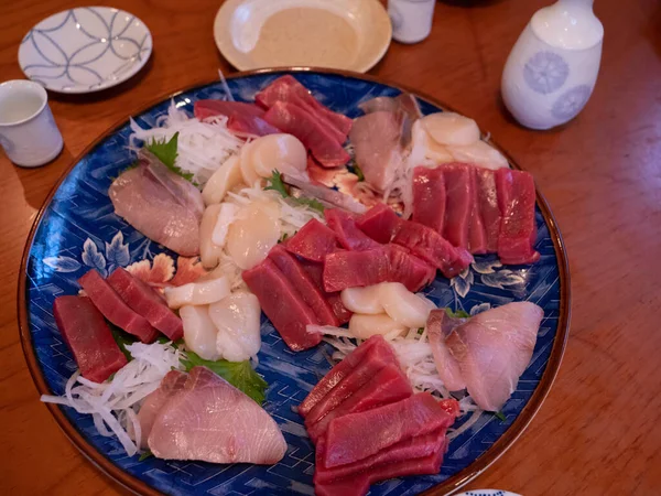 The table being set for a traditional new years dinner in Japan — Stock Photo, Image