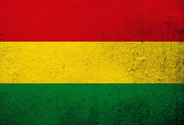 Flaga Narodowa Boliwia Tło Grunge — Zdjęcie stockowe