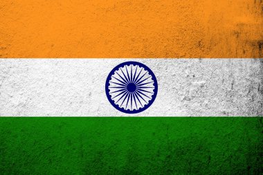 Türkiye Cumhuriyeti ulusal bayrak. Grunge arka plan