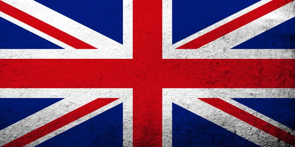 Förenade Kungariket Storbritannien Union Jack Eller Unionens Flagga Flagga Grunge — Stockfoto