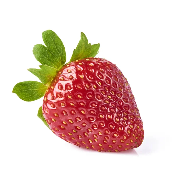 Φρέσκο Νόστιμο Ώριμα Φράουλα Που Απομονώνονται Λευκό Φόντο — Φωτογραφία Αρχείου