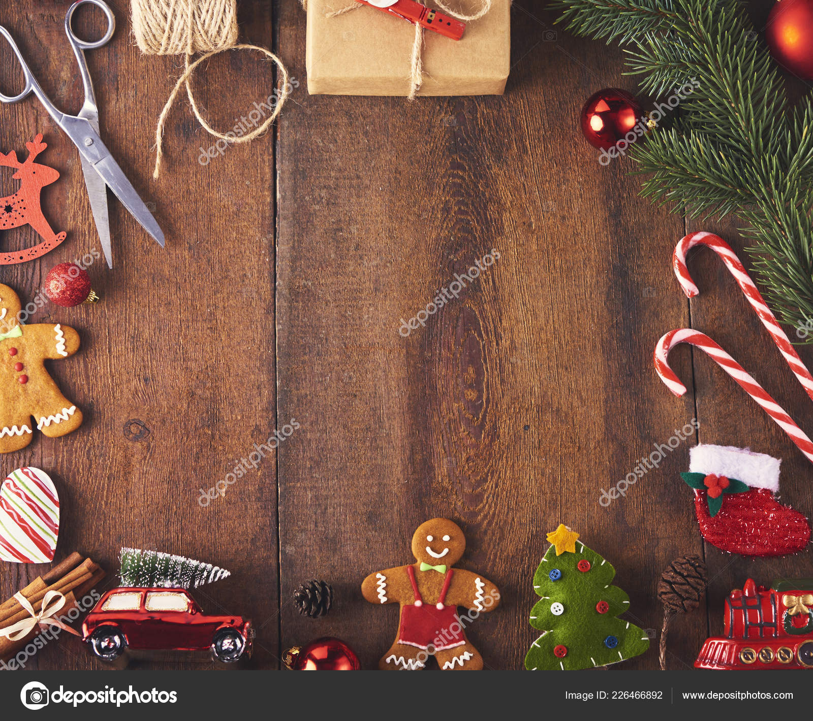 Fondo Navidad Marco Hecho Por Montón Cosas Navidad Como Bolas