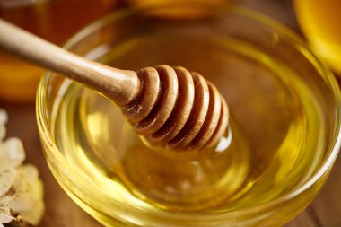 Cam kavanozda tatlı taze Hohey 