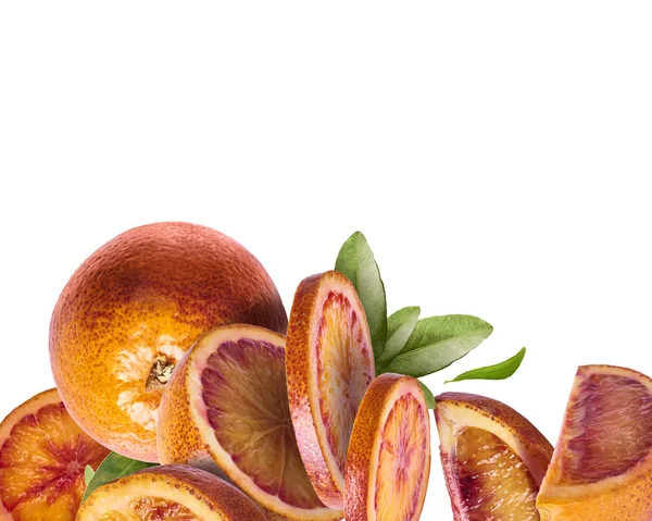 新鮮な熟したブラッドオレンジ — ストック写真