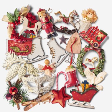 Noel tatili anlayışı. Yüksek çözünürlüklü görüntü