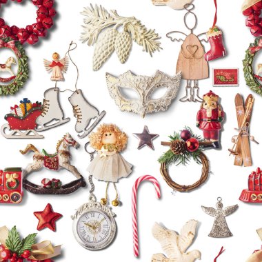 Noel tatili anlayışı. Yüksek çözünürlüklü görüntü