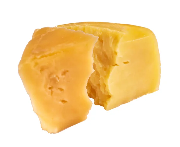 Fresh Tasty Cheese Isolated White Background High Quality Image — Stock Photo, Image