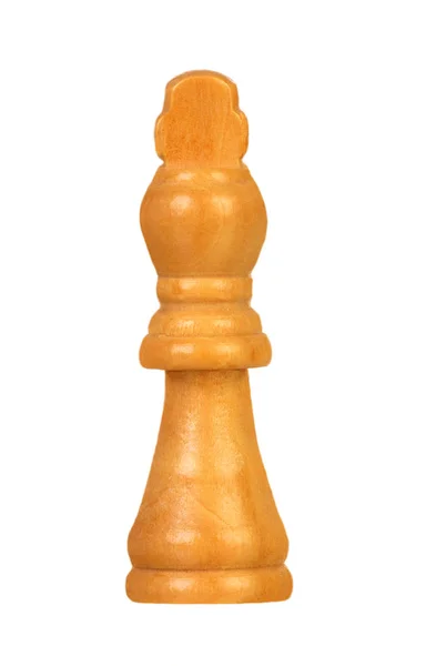Шахматная Фигура Короля Изолированы Белом Фоне — стоковое фото