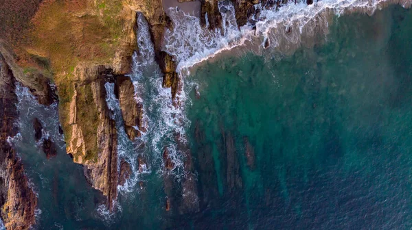 Hermosa Vista Aérea Costa Del Mar — Foto de Stock