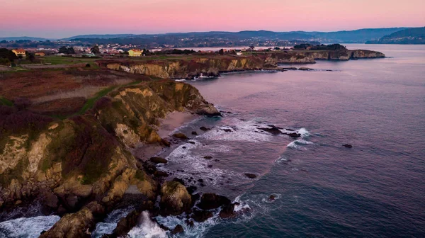 Increíble Vista Aérea Costa Norte España —  Fotos de Stock