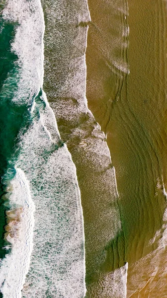 Bella Vista Aerea Della Costa Del Mare — Foto Stock