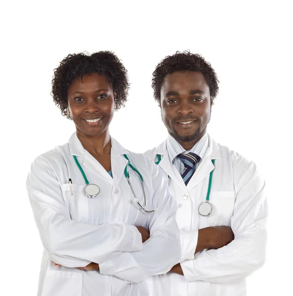 Health Professionals Isolated White Background — Stock Photo, Image