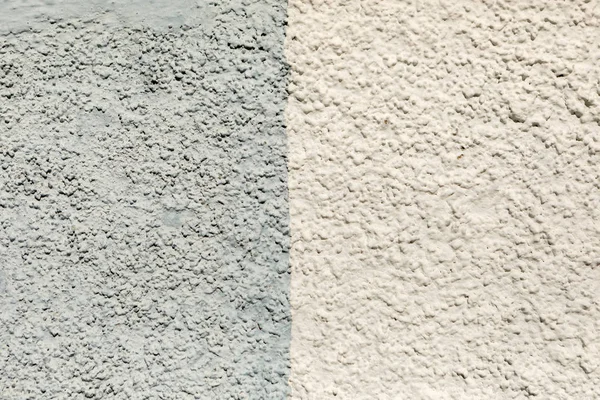 Ściana zewnętrzna z dwoma rodzajami farb — Zdjęcie stockowe