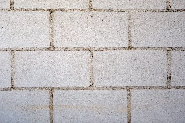 White wall with cement bricks — 스톡 사진