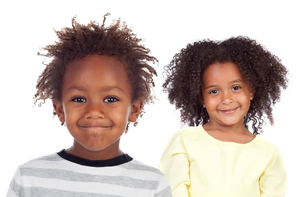 Dos niños afroamericanos — Foto de Stock
