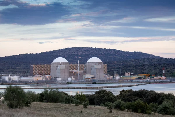 Nuclear power plant in the center of Spain — Stock Photo, Image