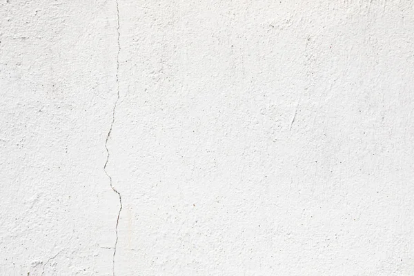Crack em uma parede branca — Fotografia de Stock