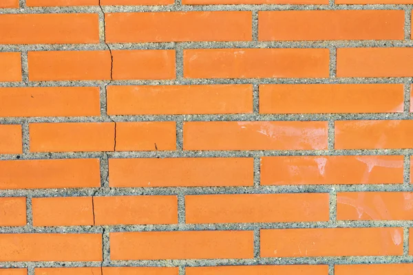 Dettaglio di una struttura muraria in mattoni rossi — Foto Stock