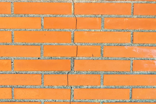 Dettaglio di una struttura muraria in mattoni rossi — Foto Stock