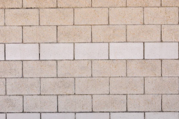 White wall with cement bricks — 스톡 사진