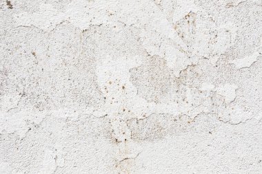 Çimento tuğla yüzeyi ile beyaz bir duvar crack