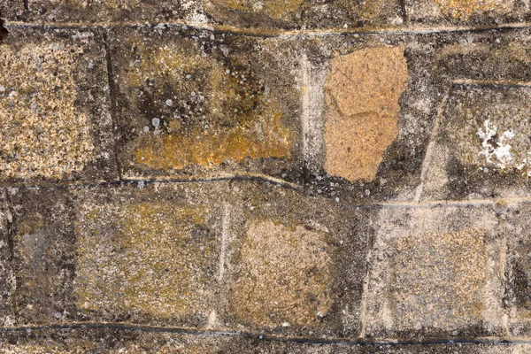 Bruine Stenen Muur Als Achtergrond Gebruiken — Stockfoto