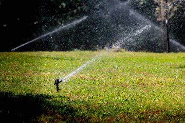 Çim Su Sprinkler Püskürtme Su Over