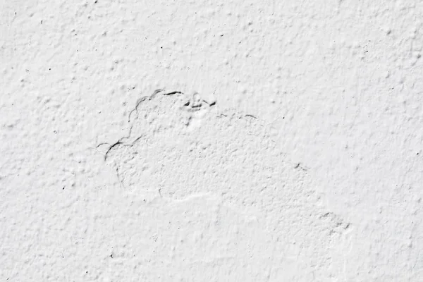 Ρωγμή Ένα Λευκό Τοίχο Επιφάνεια Τσιμέντου Τούβλο — Φωτογραφία Αρχείου