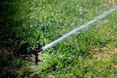 Çim Su Sprinkler Püskürtme Su Over