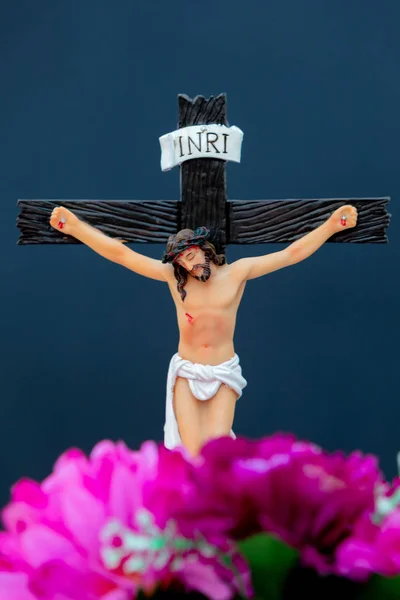 Jezus Christus oversteken — Stockfoto