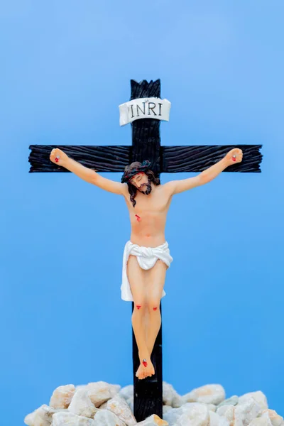 Jezus Christus oversteken — Stockfoto