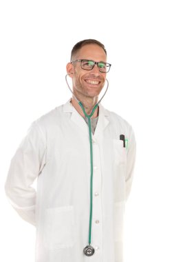 Gözlüklü yakışıklı doktor