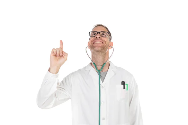 Handsome doctor with glasses — Stock Photo, Image