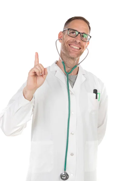 Guapo doctor con gafas —  Fotos de Stock