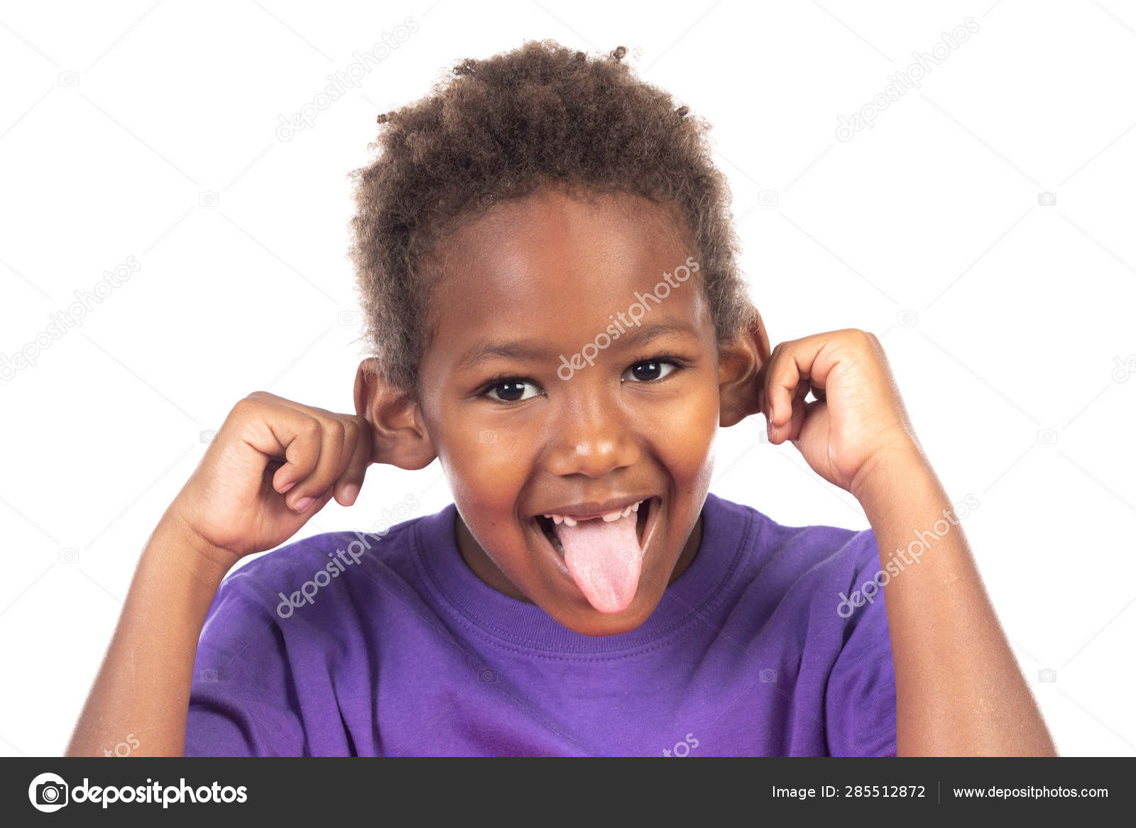 Funny Expression Of A Small African Child Stock Photo C Gelpi