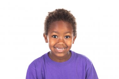 Güzel Afro-Amerikan çocuk 