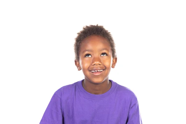 Piękny afro-amerykański chłopak — Zdjęcie stockowe