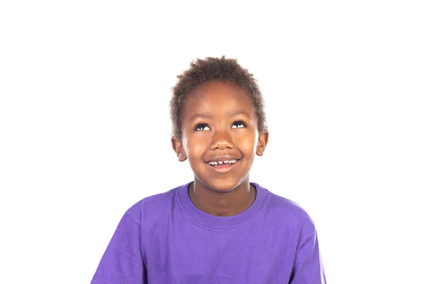 Menino afro-americano bonito — Fotografia de Stock