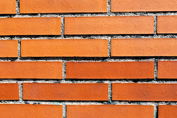 Detail Red Brick Wall Texture Background — Stock Photo, Image