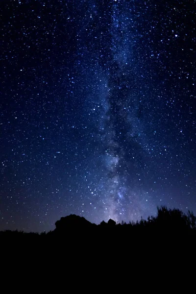 西班牙的夏季银河 — 图库照片