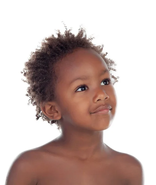 Niño africano cuatro años en un feliz día de verano — Foto de Stock