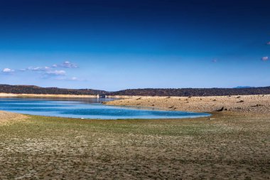 Su deposu kuraklık yüzünden neredeyse boşalmış.