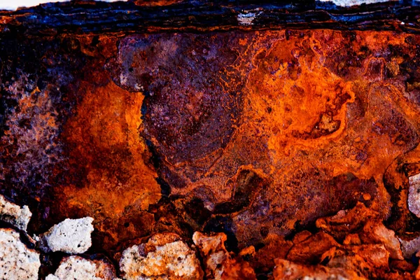 Eisen Natürlichen Zustand Der Erde Schöne Textur Für Tapeten Verwenden — Stockfoto