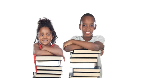 Klassenkameraden Isoliert Auf Weißem Hintergrund — Stockfoto