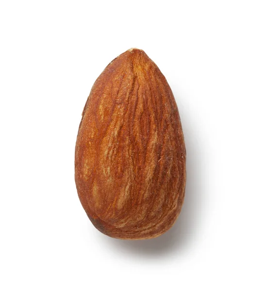 Pile Almonds Seeds Isolated White Background — Stock Photo, Image